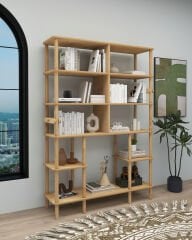 CMDWOOD SALVİA Kitaplık : Minimalist Mdf Ve Ahşap Tasarım, Kitaplık, Dosyalık, Plaketlik, Ev Ve Ofis Tasarım