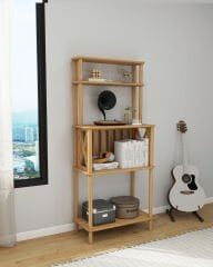 CMDWOOD VETONA : Çok Amaçlı Modern Kitaplık – Yüksek Kapasiteli Depolama ve Dekoratif  Şıklık